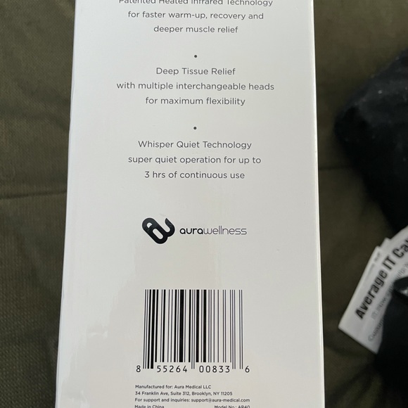 NEW! Aura Revive Heated Deep Muscle Pain Relief Device Accelerated Muscle Repair - Picture 9 of 10